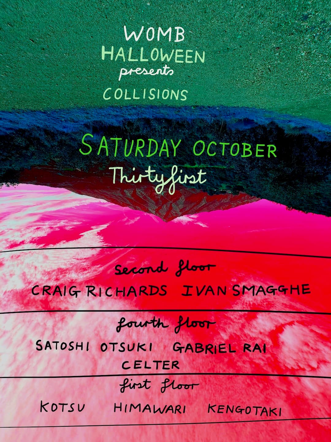 WOMB HALLOWEEN PRESENTS COLLISIONS
