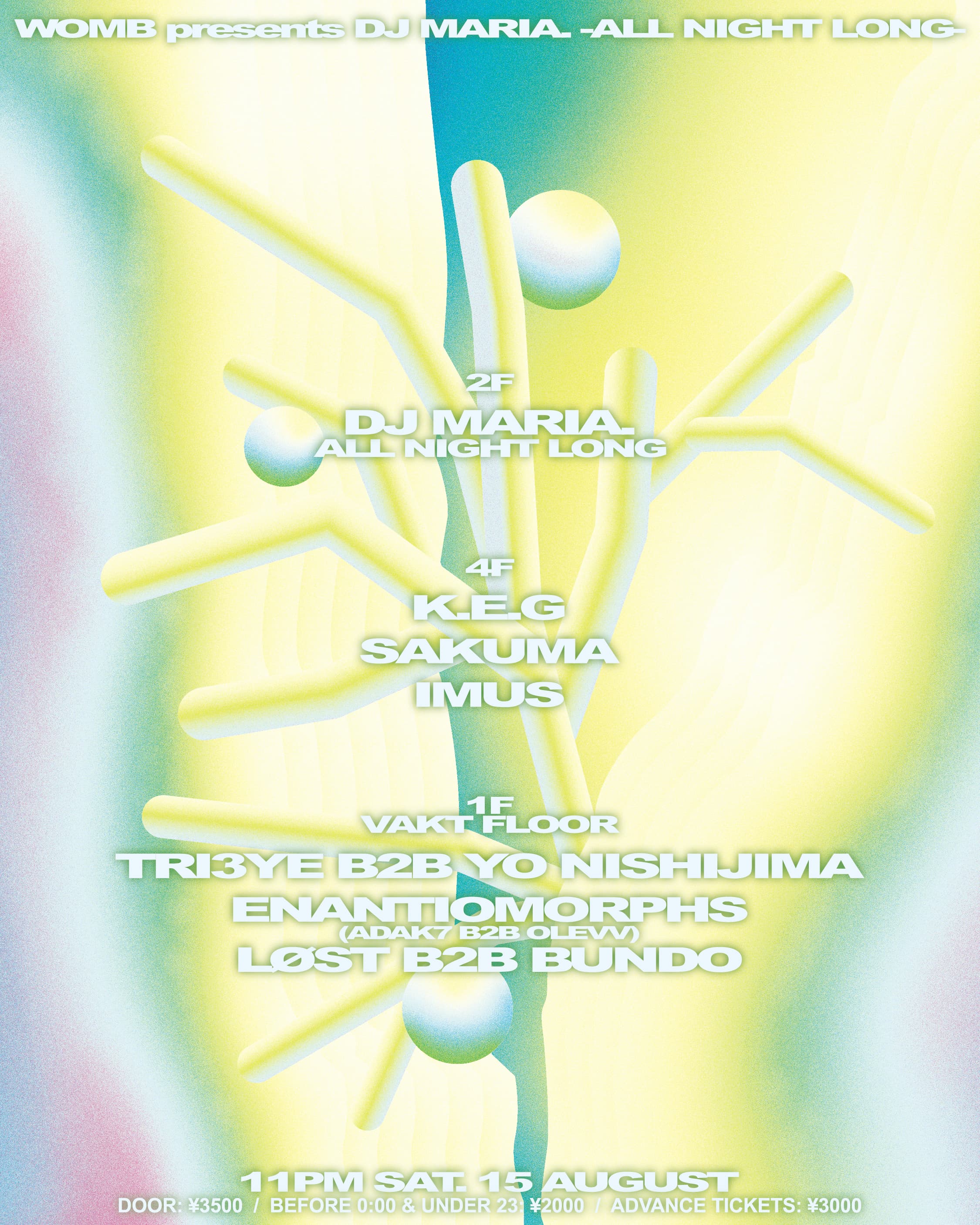 WOMB PRESENTS DJ MARIA. -ALL NIGHT LONG-