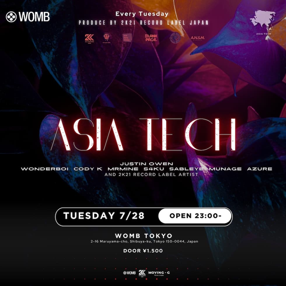 ASIA TECH PRODUCED BY 2K21 RECORDS JAPAN