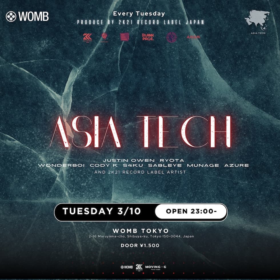 ASIA TECH PRODUCED BY 2K21 RECORDS JAPAN