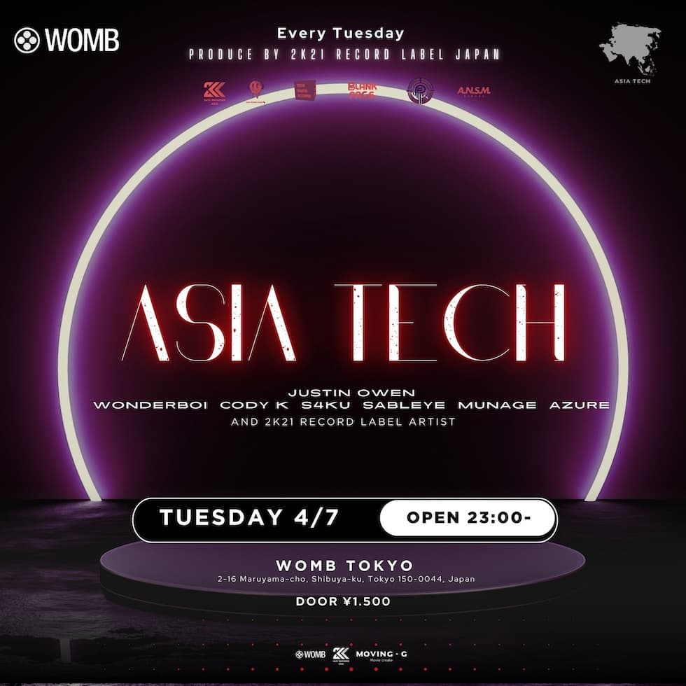 ASIA TECH PRODUCED BY 2K21 RECORDS JAPAN