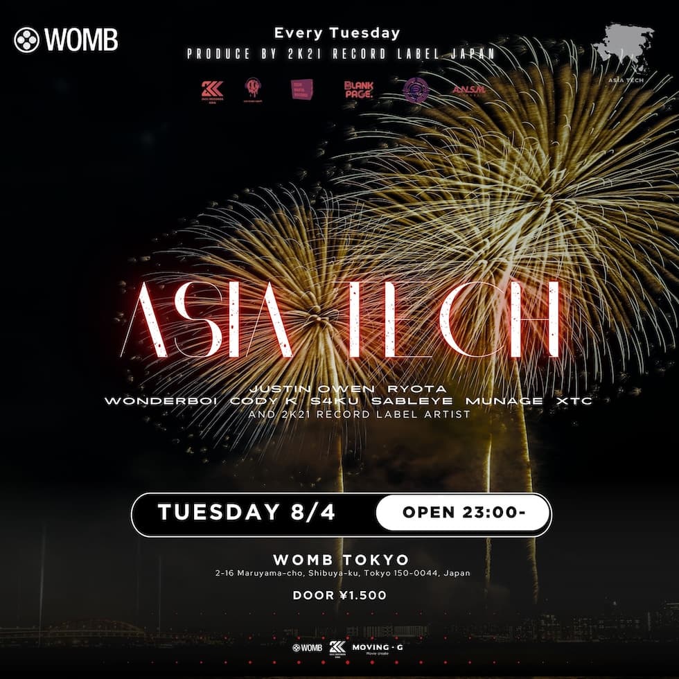 ASIA TECH PRODUCED BY 2K21 RECORDS JAPAN