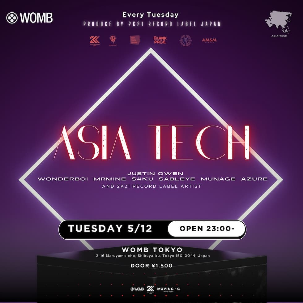 ASIA TECH PRODUCED BY 2K21 RECORDS JAPAN