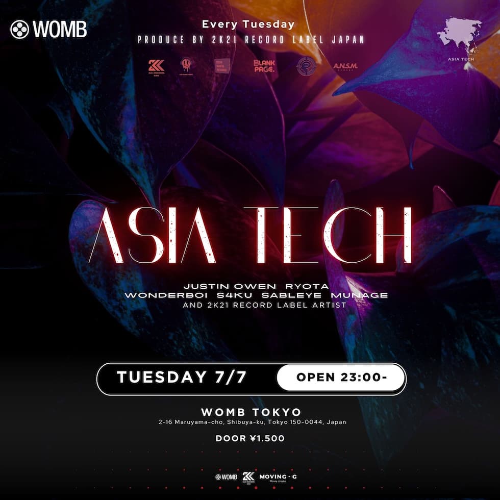 ASIA TECH PRODUCED BY 2K21 RECORDS JAPAN