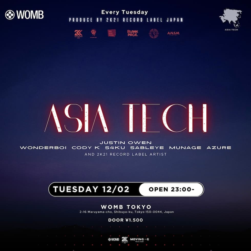 ASIA TECH PRODUCED BY 2K21 RECORDS JAPAN